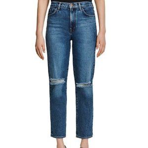 NWOT J Brand High Rise Jules Finesse Destruct Straight Legged Jeans Size 30
